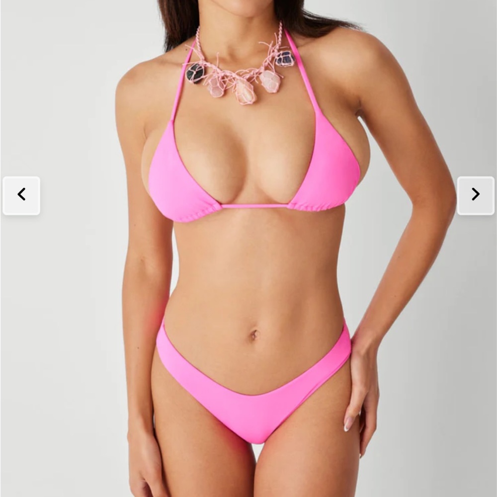 Frankies Bikinis Nick Top - Watermelon Pink